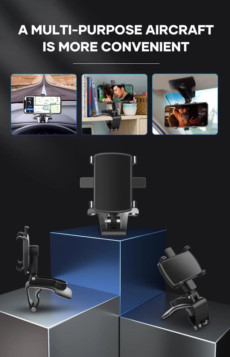 360° Rotating Car Dashboard Phone Holder for 4–7 Inch Phones – UAE